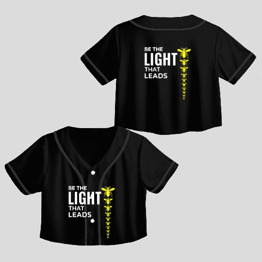 Fireflies Firefly Lightning Bug Insect Collector Crop Top Baseball Jerseys