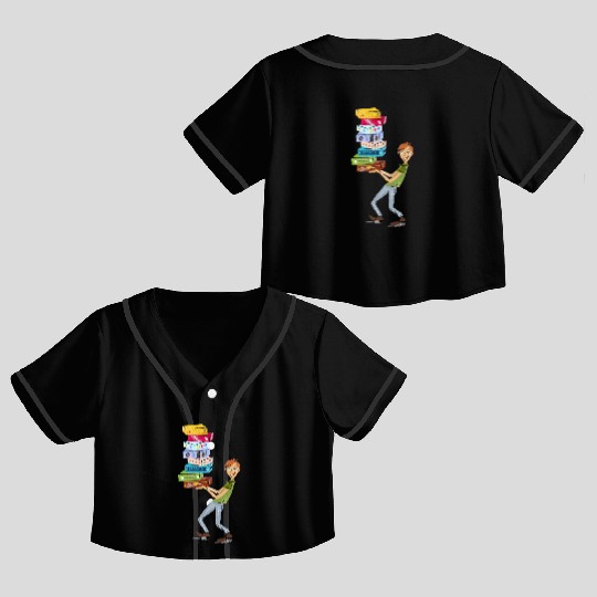Board Game Fan Crop Top Baseball Jerseys