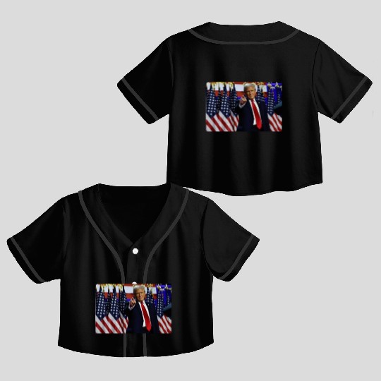 Trump will make America Greater Crop Top Baseball Jerseys