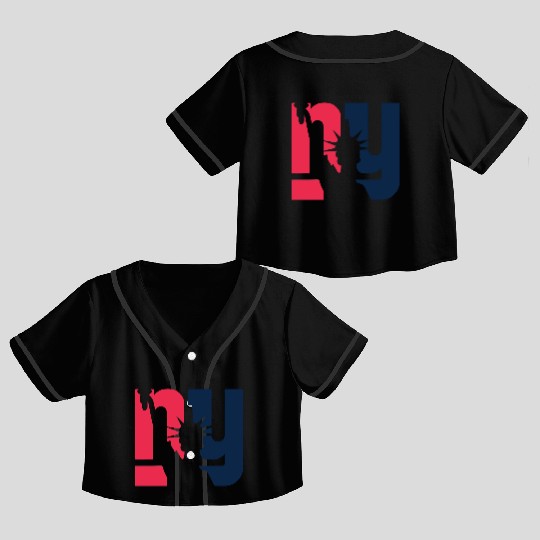 New York City Crop Top Baseball Jerseys
