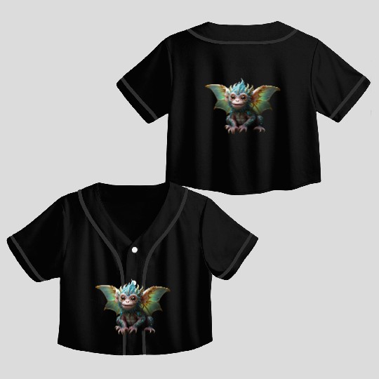 Flying Monkey Crop Top Baseball Jerseys
