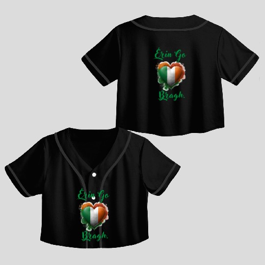 Erin Go Bragh! Crop Top Baseball Jerseys