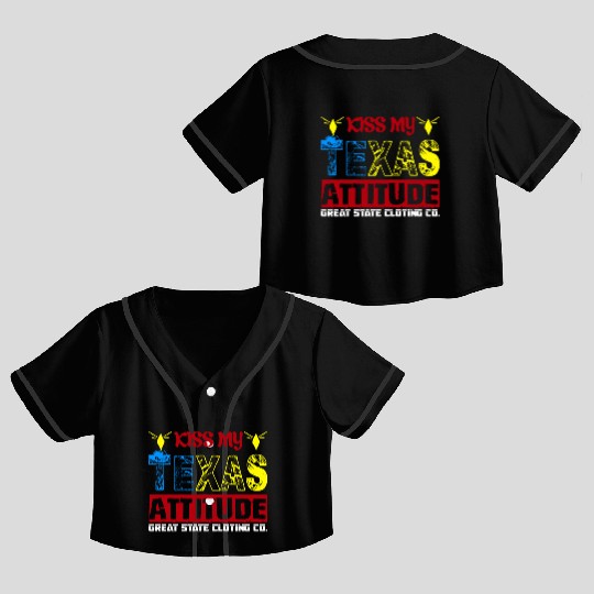 Texas a Crop Top Baseball Jerseys
