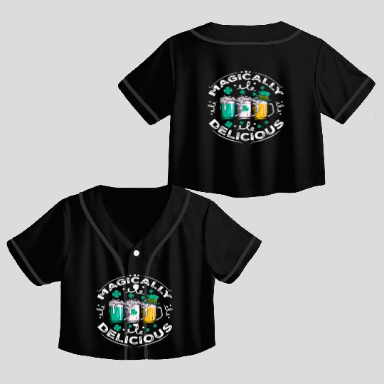 Magically Delicious Crop Top Baseball Jerseys