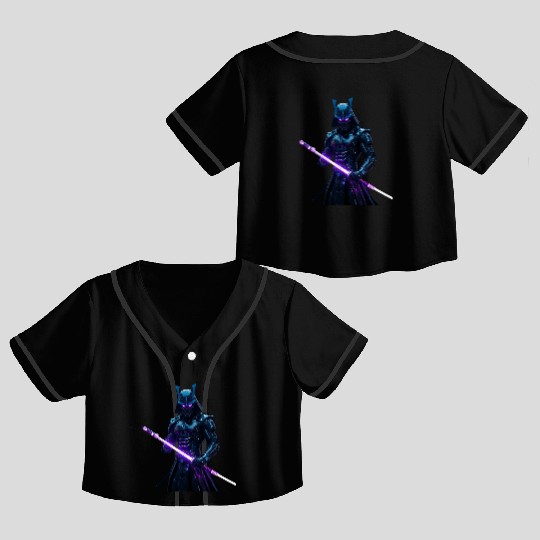 Cyberpunk City Samurai new style Crop Top Baseball Jerseys