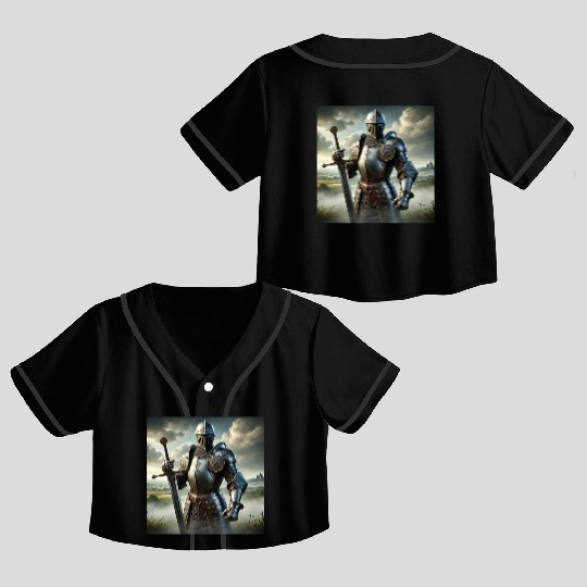 Warrior of the Iron Storm 2 Crop Top Baseball Jerseys