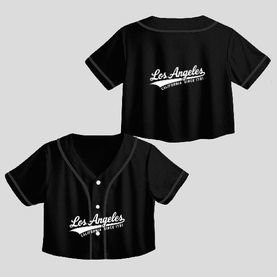 Los Angeles Limited Edition Since 1781 Crop Top Baseball Jerseys