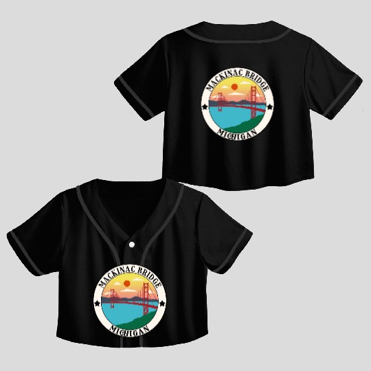 Mackinac Island Crop Top Baseball Jerseys