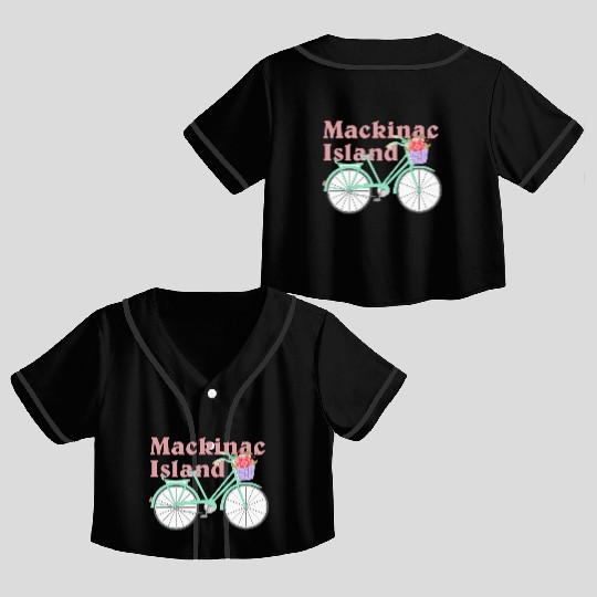 Mackinac Island Crop Top Baseball Jerseys