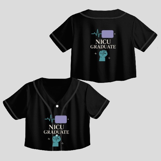 NICU Parent Pride Preemie Warrior Neonatal Crop Top Baseball Jerseys