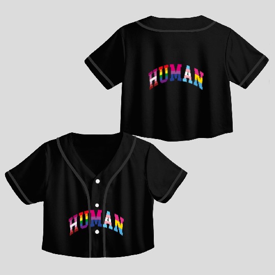 Human Crop Top Baseball Jerseys
