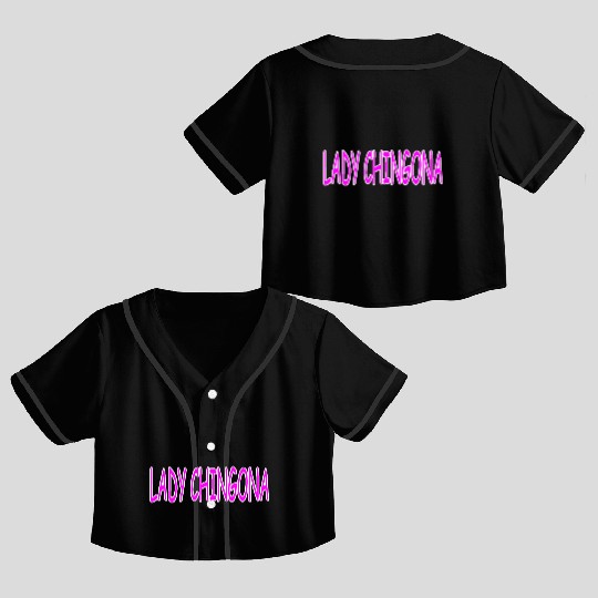 LADY CHINGONA Crop Top Baseball Jerseys