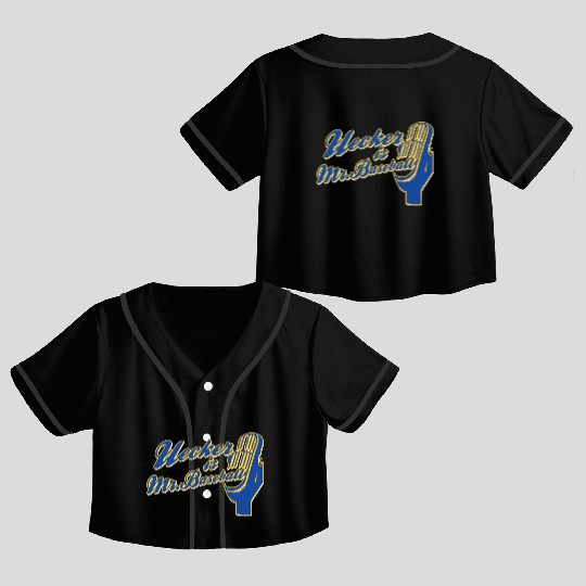 Ueck Uecker Milwaukee Mr. Baseball Crop Top Baseball Jerseys