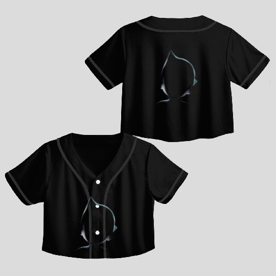 astro shadow Crop Top Baseball Jerseys