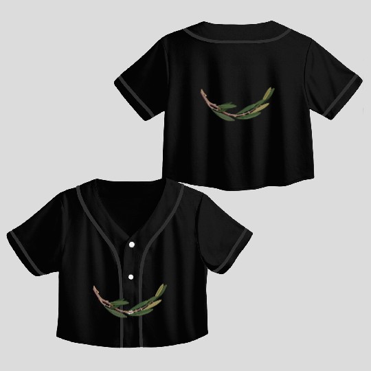 Olive branch 2 Crop Top Baseball Jerseys