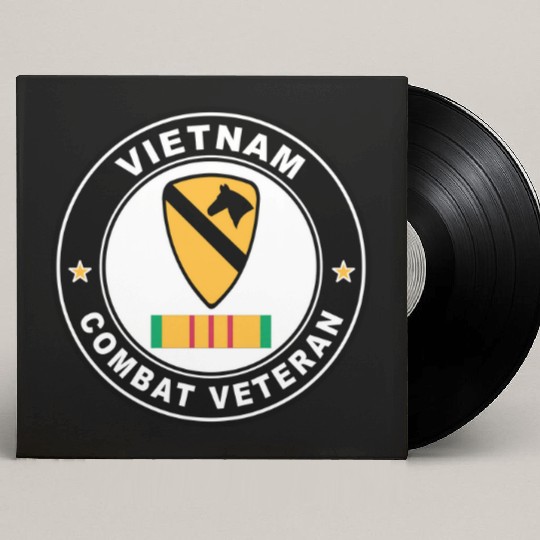 1st Cavalry Division Vietnam Combat Veteran Custom Vinyl Record Sleeves
