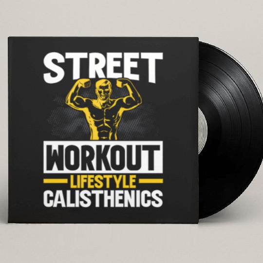 Street Workout Lifestyle Fitness Calisthenics Custom Vinyl Record Sleeves