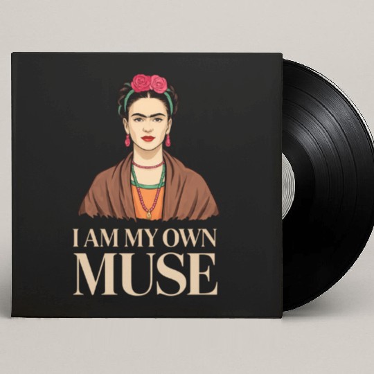 Frida Kahlo Inspirational Women' Day Design Custom Vinyl Record Sleeves
