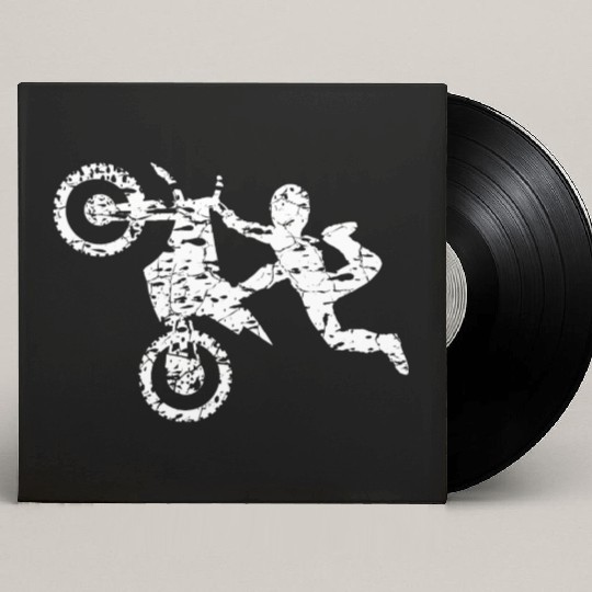 Freestyle Dirt Bike Custom Vinyl Record Sleeves
