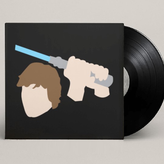 Luke Skywalker Lightsaber Custom Vinyl Record Sleeves