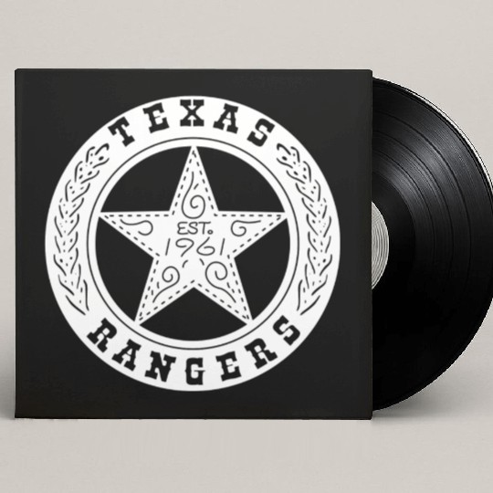 Texas Rangers Vintage Custom Vinyl Record Sleeves