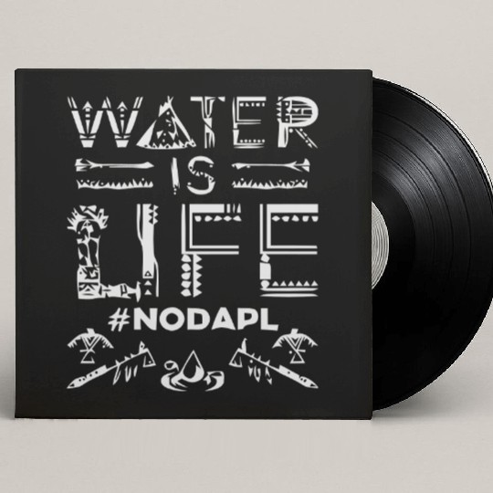 Water is Life #NoDAPL Custom Vinyl Record Sleeves