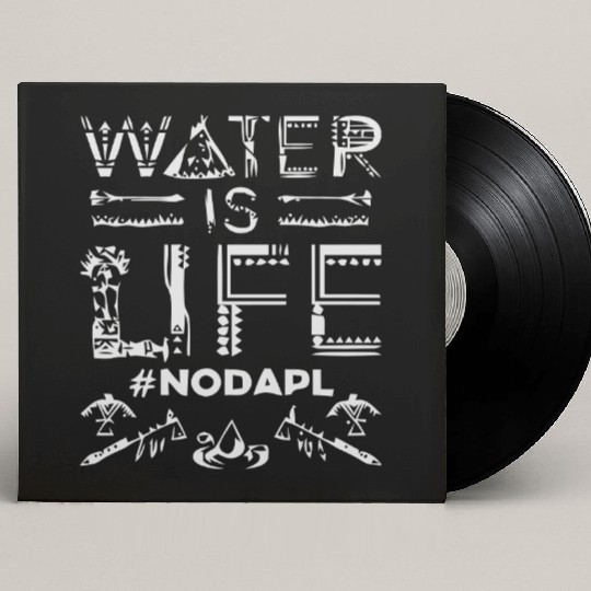 Water is Life #NoDAPL Custom Vinyl Record Sleeves