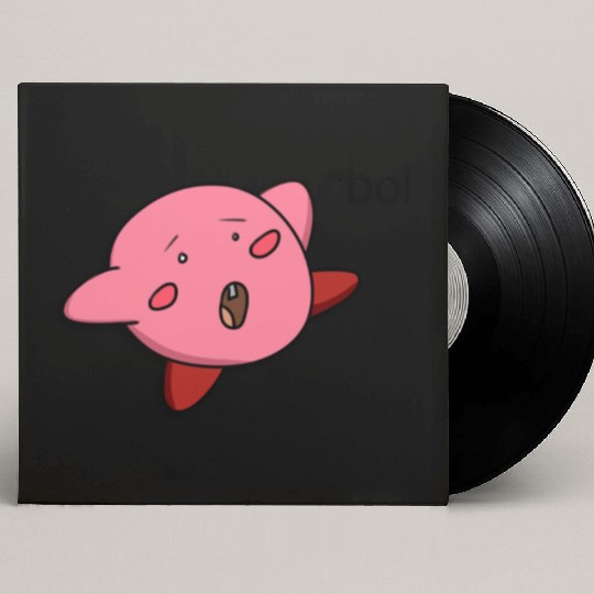 Funny Kirby Custom Vinyl Record Sleeves