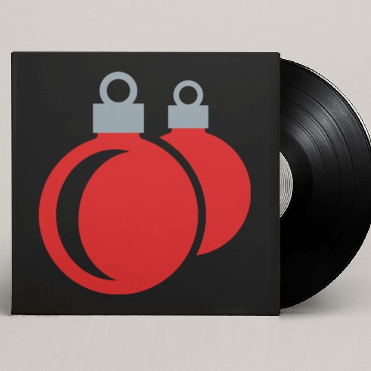 Christmas balls - xmas Custom Vinyl Record Sleeves