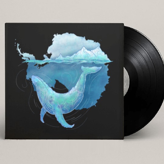 Southern Ocean Whale Sanctuary Custom Vinyl Record Sleeves