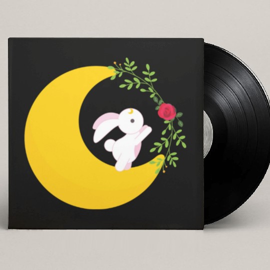 Sailor Moon Usagi and Tuxedo Mask Custom Vinyl Record Sleeves