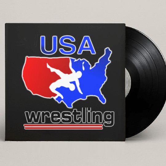 Team USA Wrestling Custom Vinyl Record Sleeves