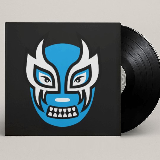 Sport vectorstock 1978393 Wrestling Maske 007 Custom Vinyl Record Sleeves