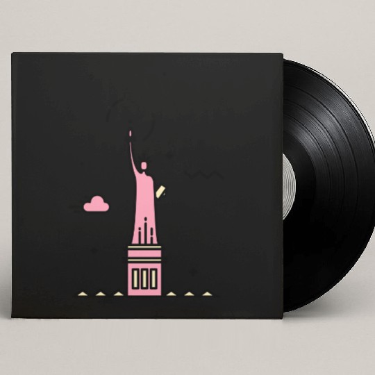 Statue of liberty Custom Vinyl Record Sleeves
