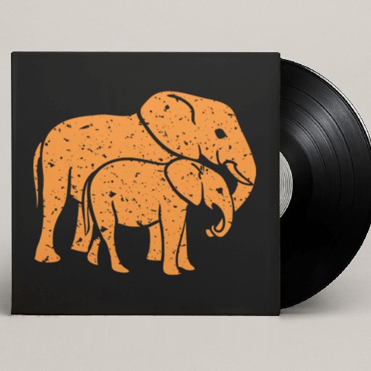 Elephants Custom Vinyl Record Sleeves