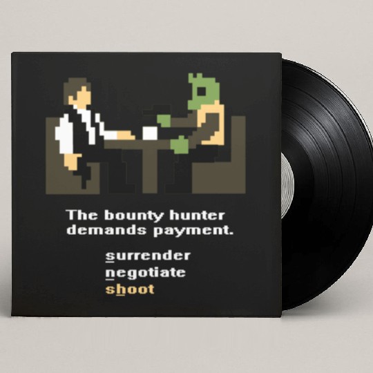 Han and Greedo 8-Bit Custom Vinyl Record Sleeves