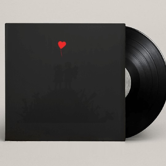 Banksy Graffiti Street Art War and Love Guns Heart Custom Vinyl Record Sleeves