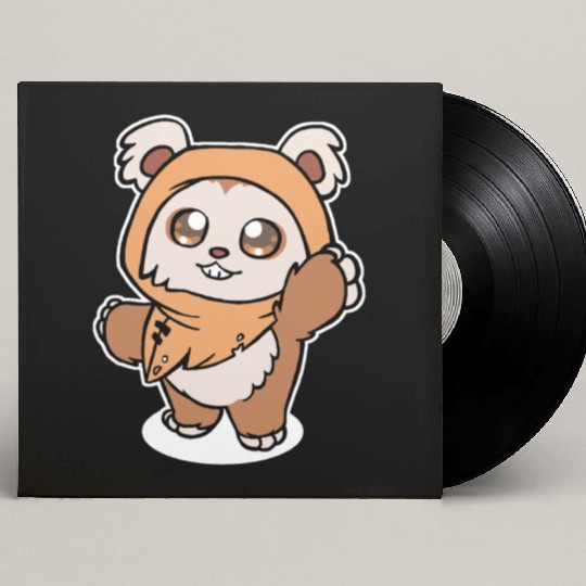 Baby Ewok Custom Vinyl Record Sleeves