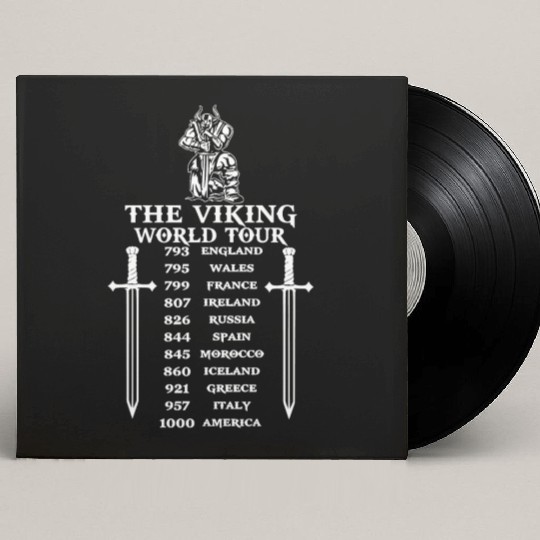 Viking - VIKINGS - THE VIKING WORLD TOUR Custom Vinyl Record Sleeves