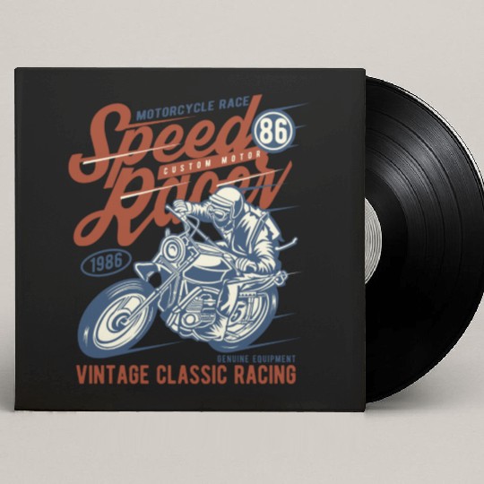 Speed Racer Vintage Classic Racing Custom Vinyl Record Sleeves