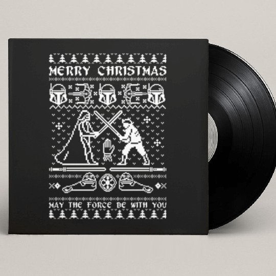 Star Wars Chirstmas - Ugly Christmas Sweater Custom Vinyl Record Sleeves