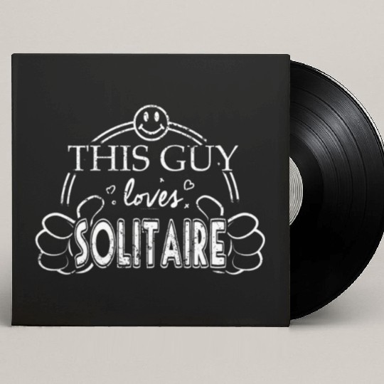 Guy Loves Solitaire Custom Vinyl Record Sleeves