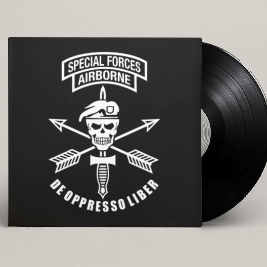 US Army Special Forces Airborne Custom Vinyl Record Sleeves