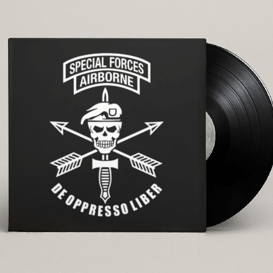 US Army Special Forces Airborne Custom Vinyl Record Sleeves