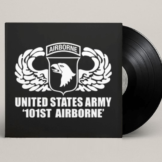 US Army 101st Airborne Wing Custom Vinyl Record Sleeves