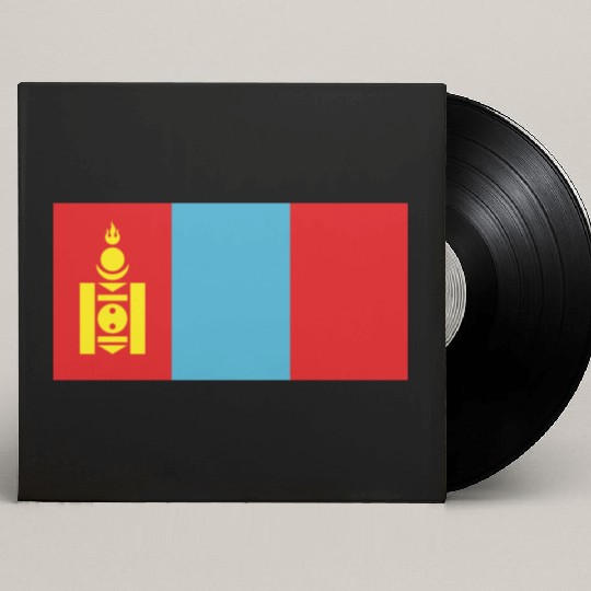 flag mongolia Custom Vinyl Record Sleeves