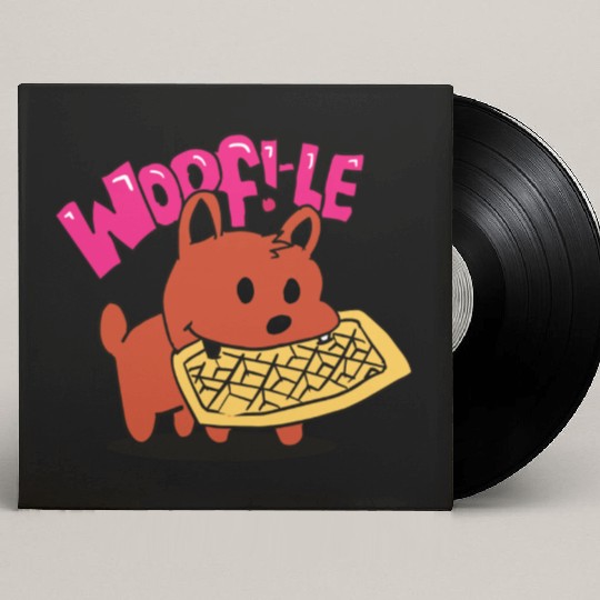 waffle dog Custom Vinyl Record Sleeves