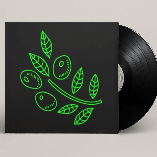 Olive branch Custom Vinyl Record Sleeves