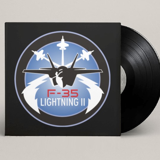 F-35 Lightning II Custom Vinyl Record Sleeves