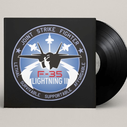 F-35 Lightning II Custom Vinyl Record Sleeves